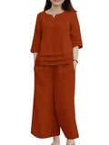 Stylish Cotton Slub Co-ord Set | chic Comfort in Style