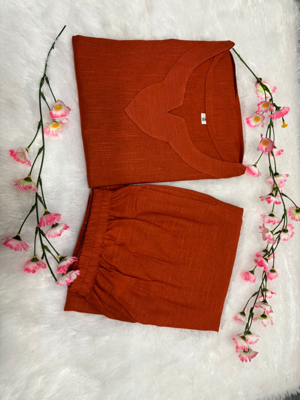 Stylish Cotton Slub Co-ord Set | chic Comfort in Style