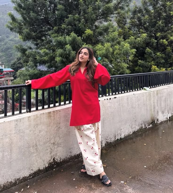 Women's Premium Cotton Corset Style Kurta & Farshi Salwar Set