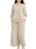 Stylish Cotton Slub Co-ord Set | chic Comfort in Style