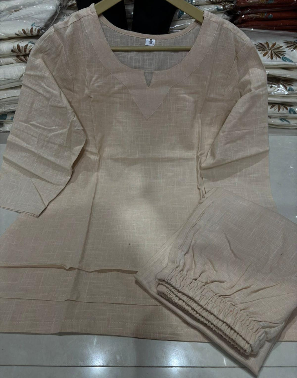 Stylish Cotton Slub Co-ord Set | chic Comfort in Style