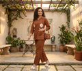 Women's Premium Cotton Flex Embroide Kurta Co-Ord Set