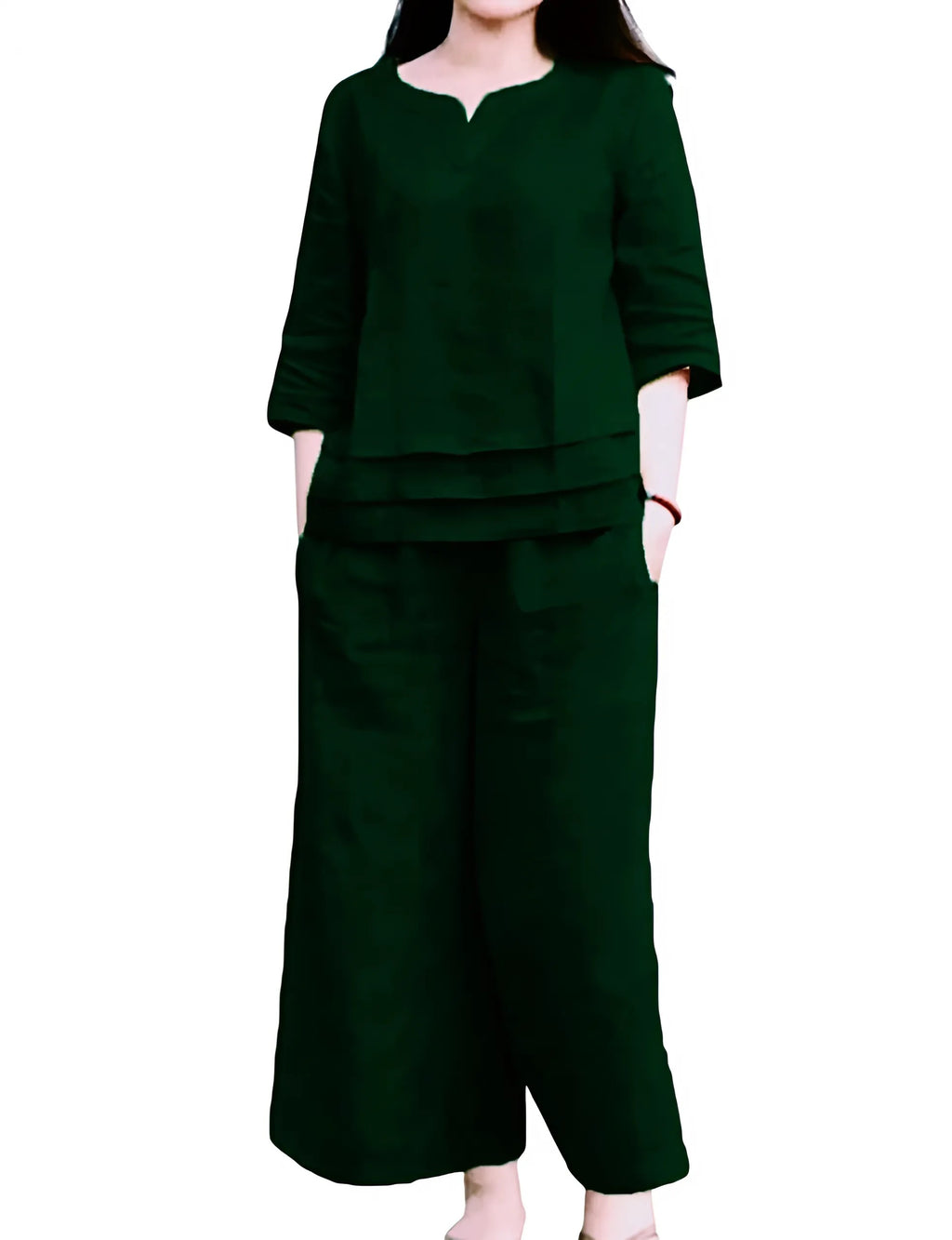 Stylish Cotton Slub Co-ord Set | chic Comfort in Style
