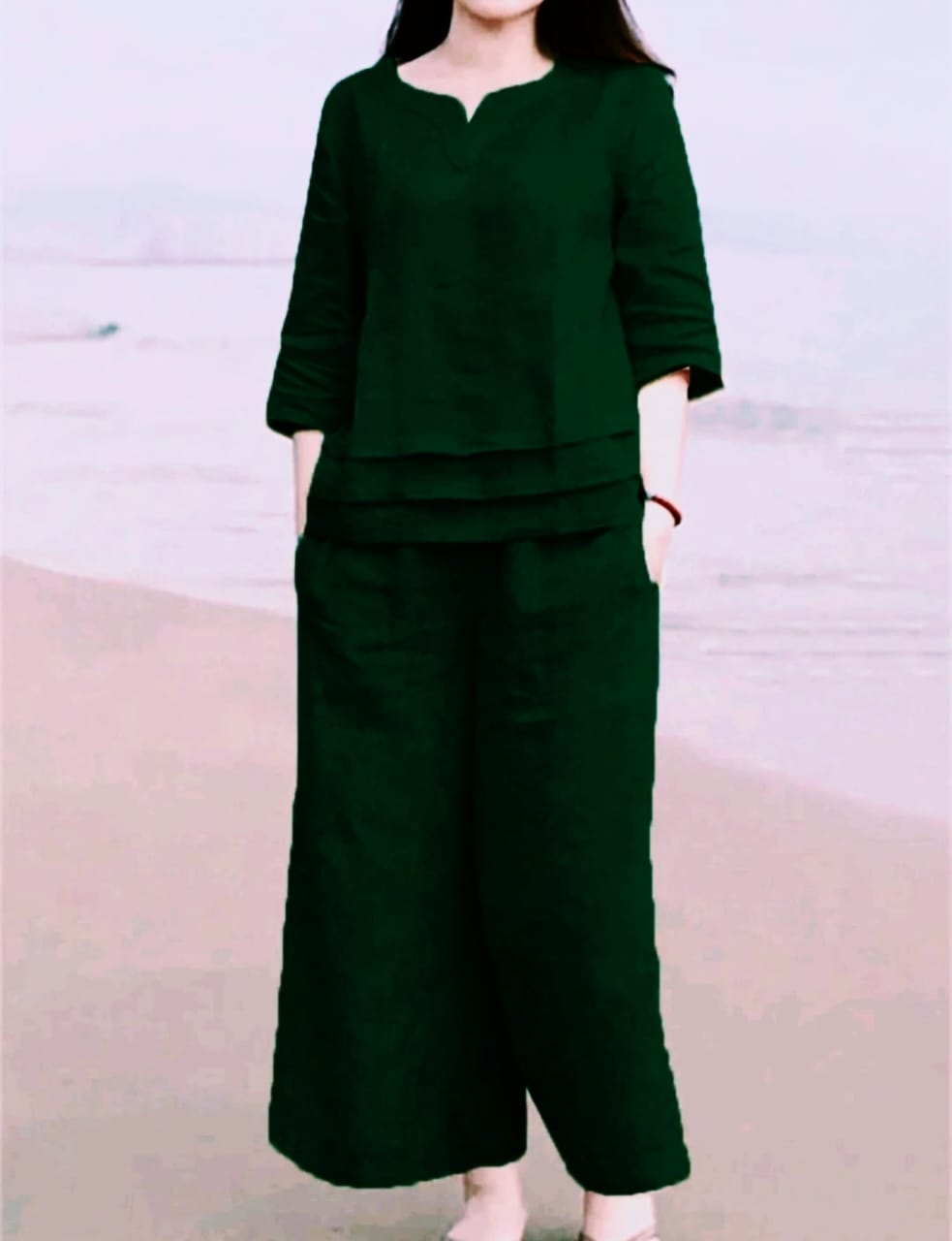 Stylish Cotton Slub Co-ord Set | chic Comfort in Style