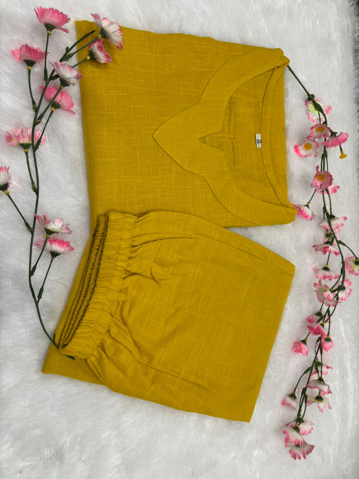 Stylish Cotton Slub Co-ord Set | chic Comfort in Style