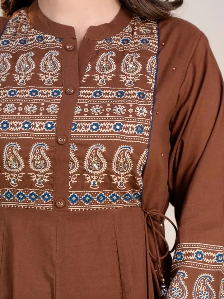 Women's Premium Cotton Fla Kurta Pant & Printed Malmal Dupatta Set