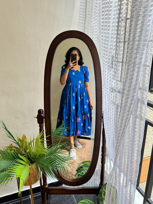 Cotton Beautiful Embroidary Work Midi Kurti For Women