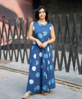 Women Printed Cotton Top And Skirt Set