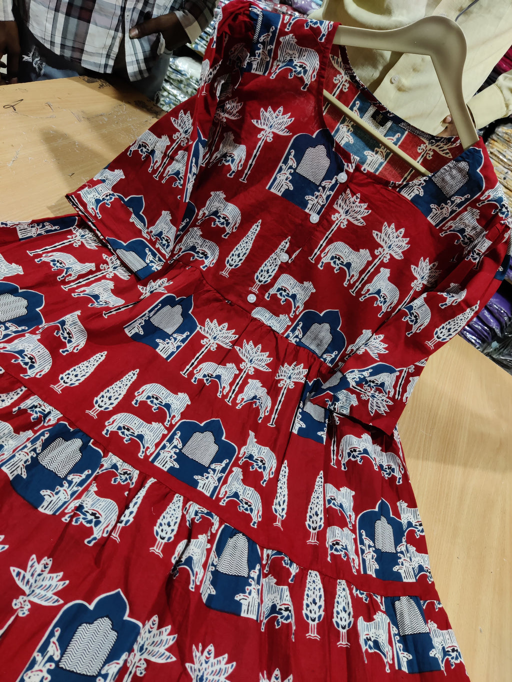 Hot Cotton Puff Sleeve Midi Dress Summer Collection Launch