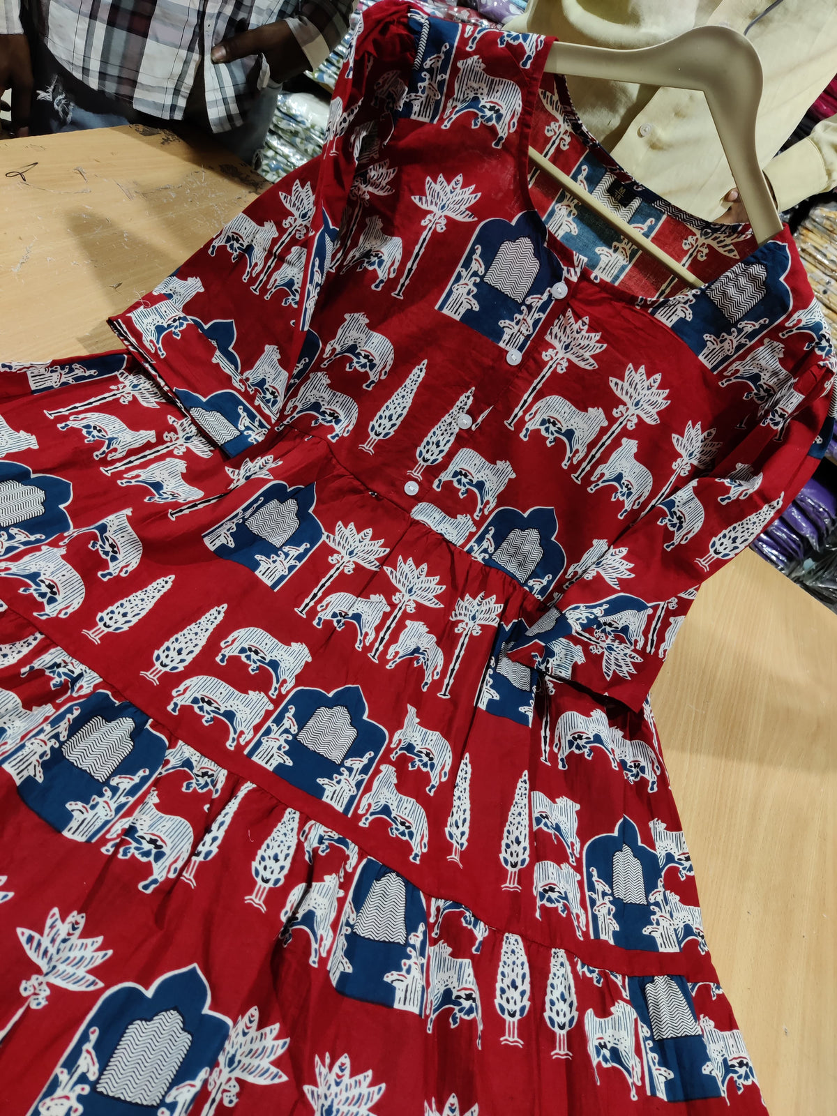 Hot Cotton Puff Sleeve Midi Dress Summer Collection Launch