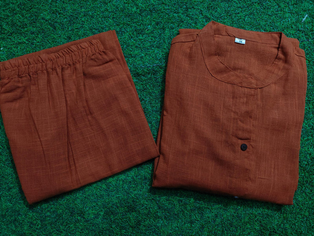 Stylish Cotton Kurta And Pant Set