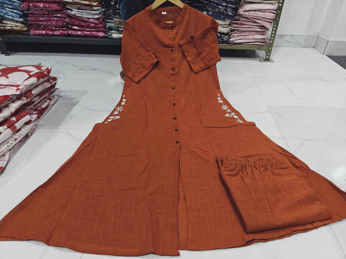Stylish Cotton Kurta And Pant Set