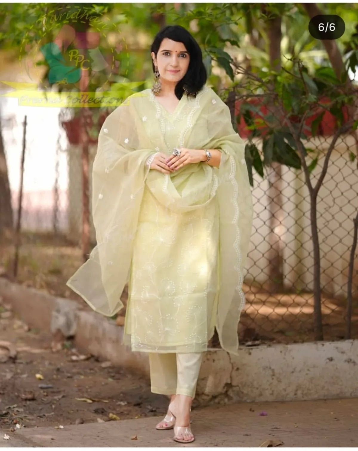 Women Premium Embroidered Kota Doriya Kurta Set with Cotton Lining Pants and Dupatta Ethnic Three Piece Suit