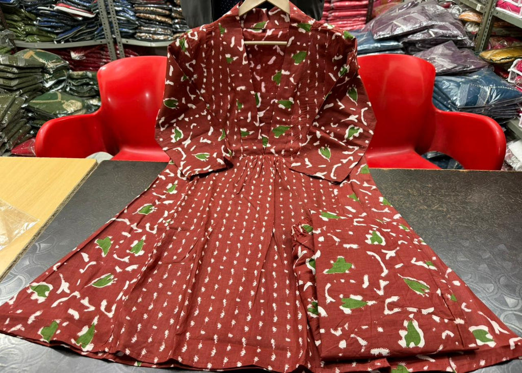 Premium Printed Cotton Co-Ord Kurta Pant Set