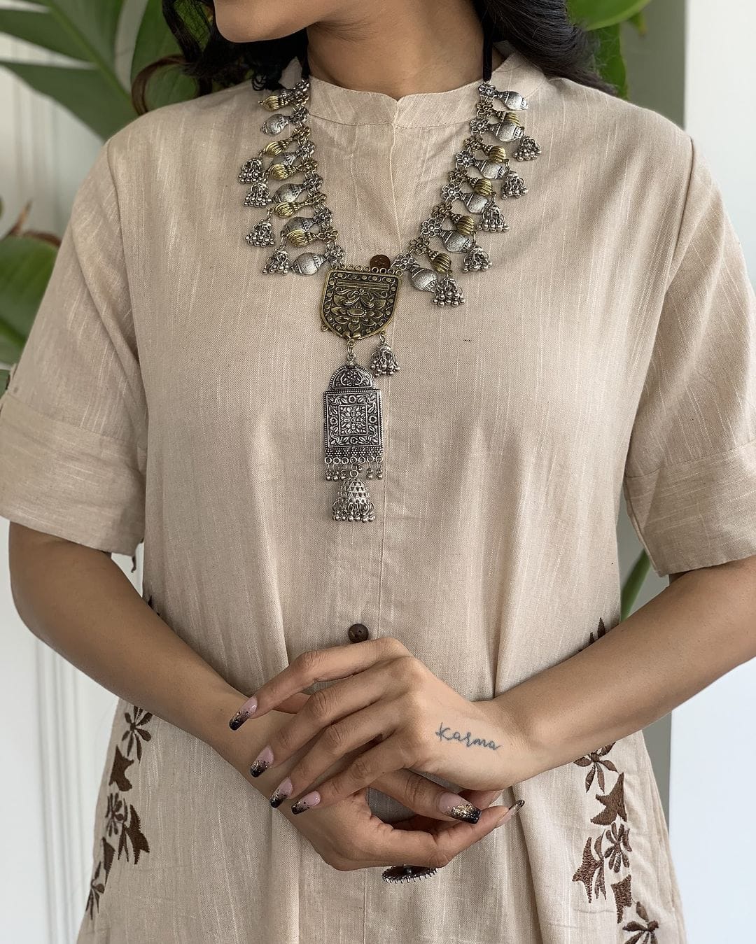 Multicolor Premium Cotton Kurta And Pant Set For Women