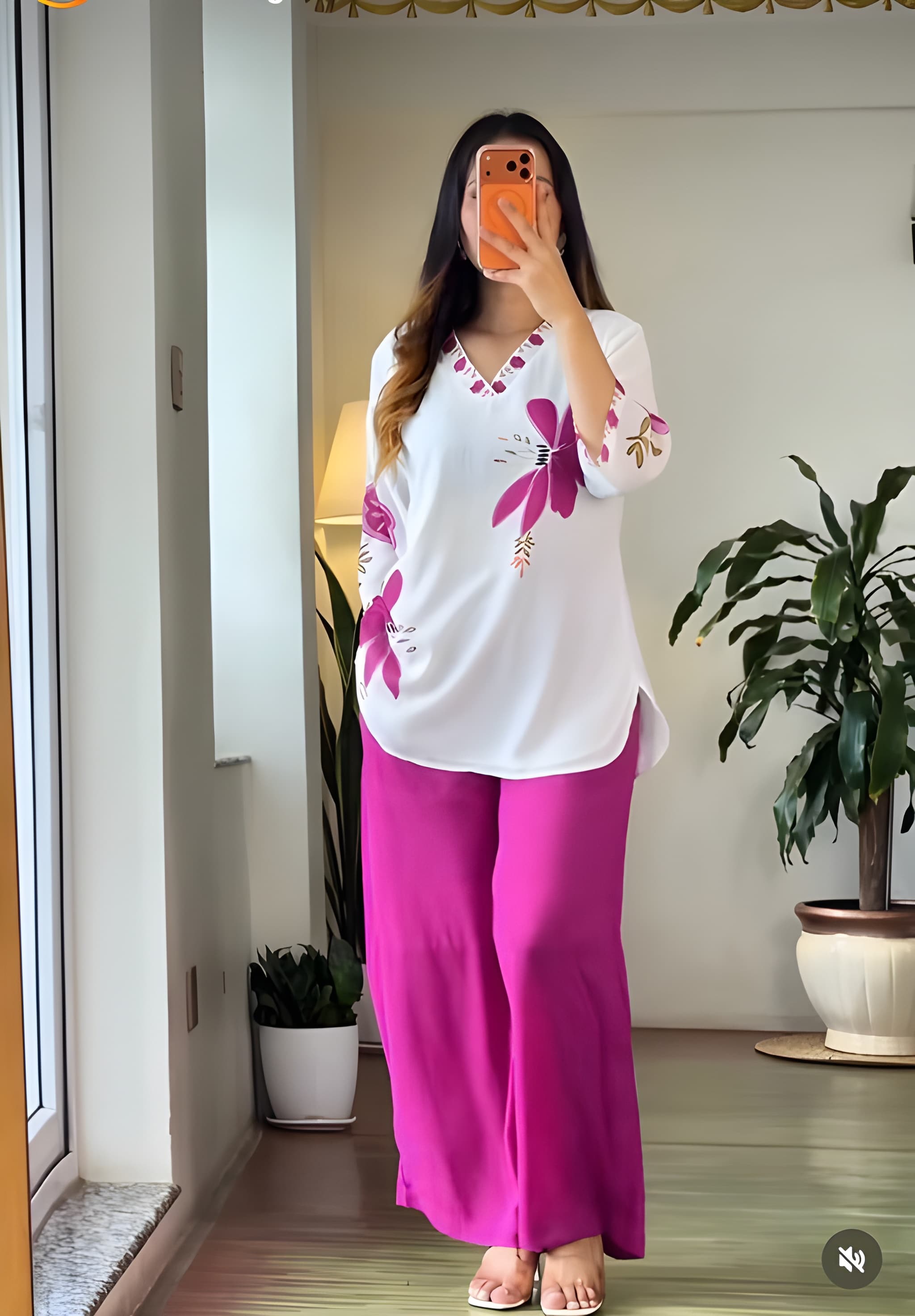 Women Premium Floral Printed Mul Cotton Co Ord Set