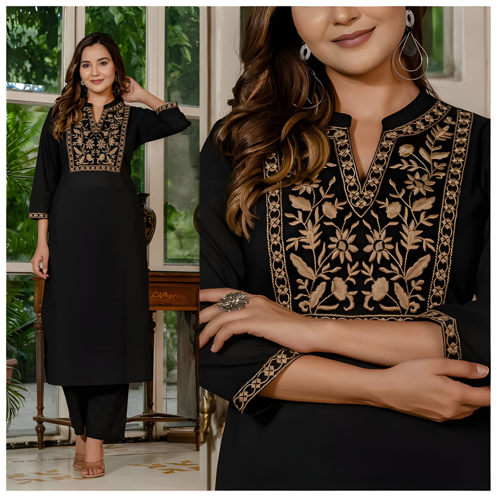 Threaded Elegance Kurta Set