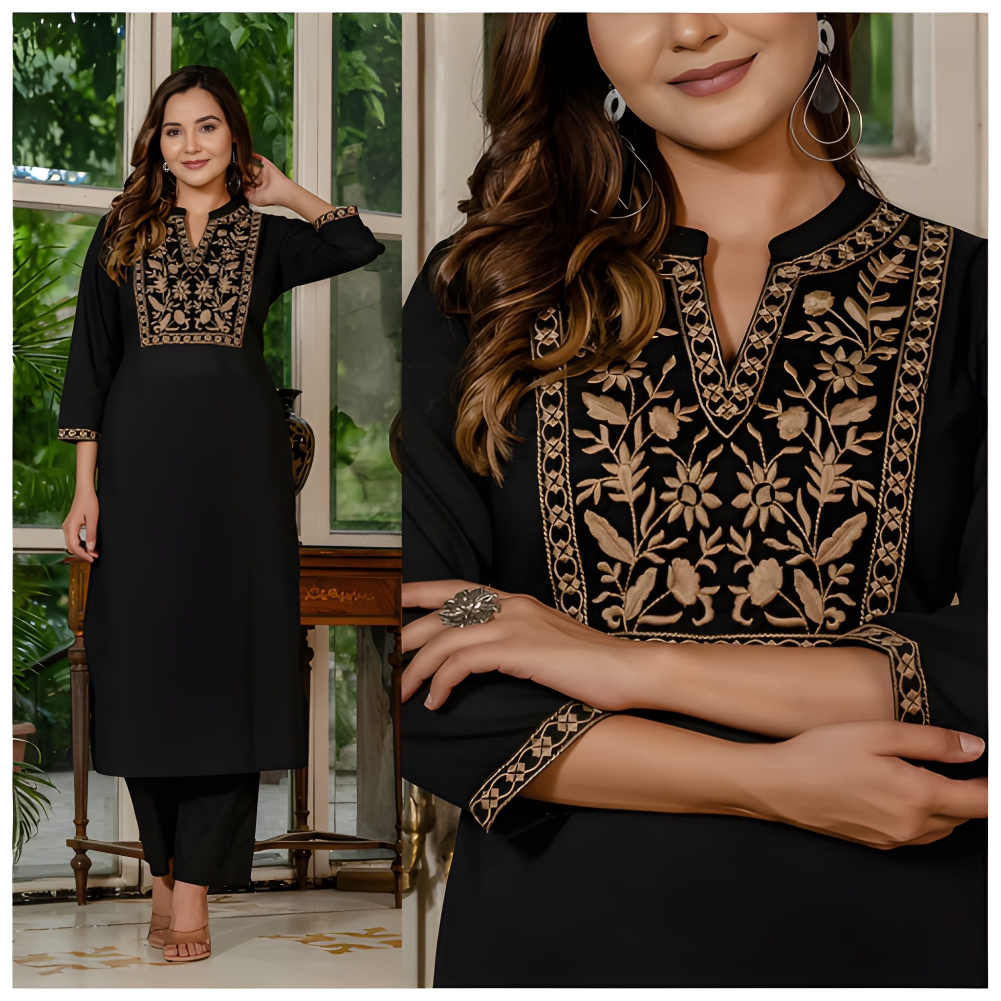 Threaded Elegance Kurta Set