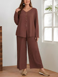 Women Premium Cotton Flex Straight Kurta Set with Pants Minimal Button Detail Ethnic Co-Ord Set