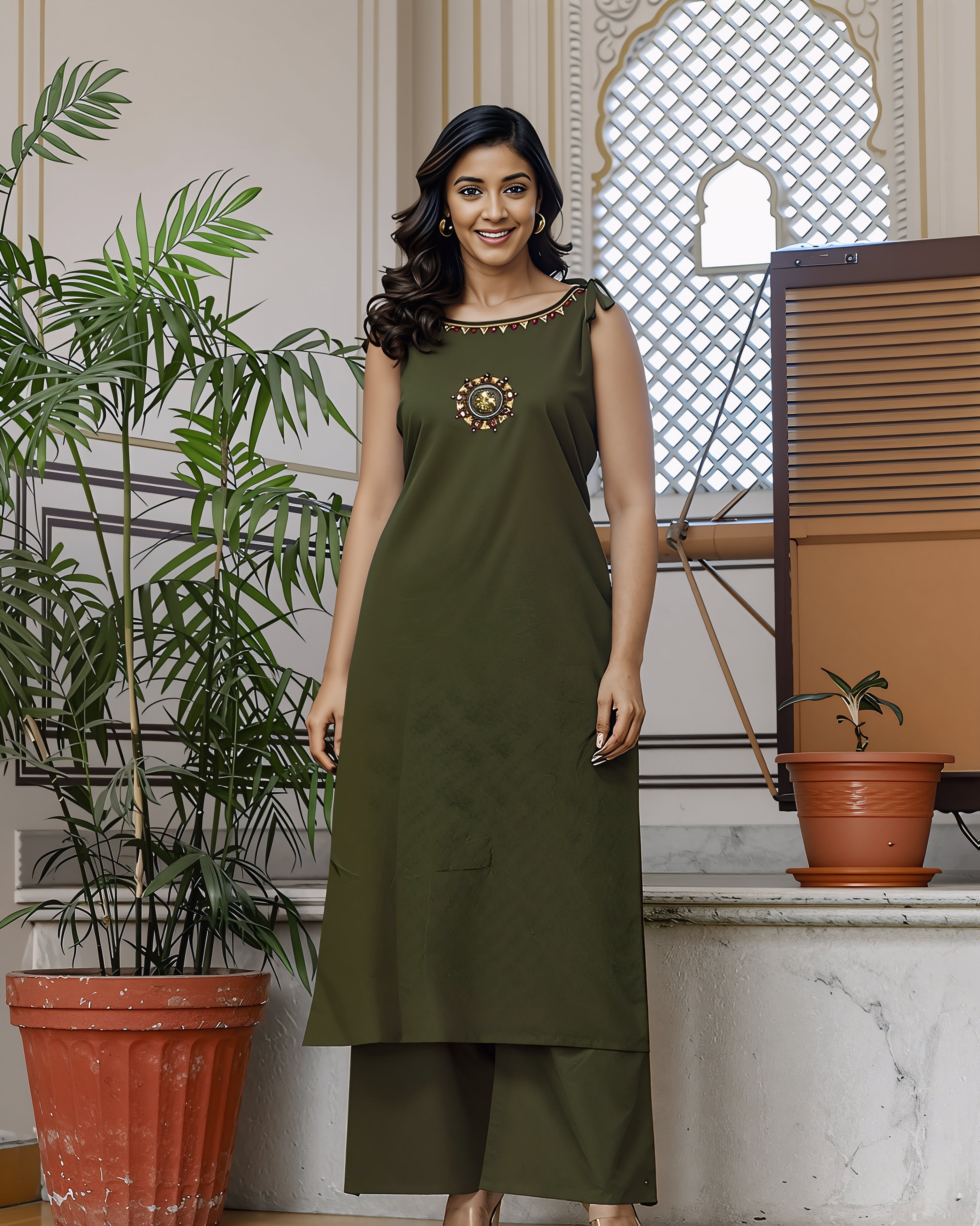 Handcrafted Cotton Kurta Set – Elegant Festive