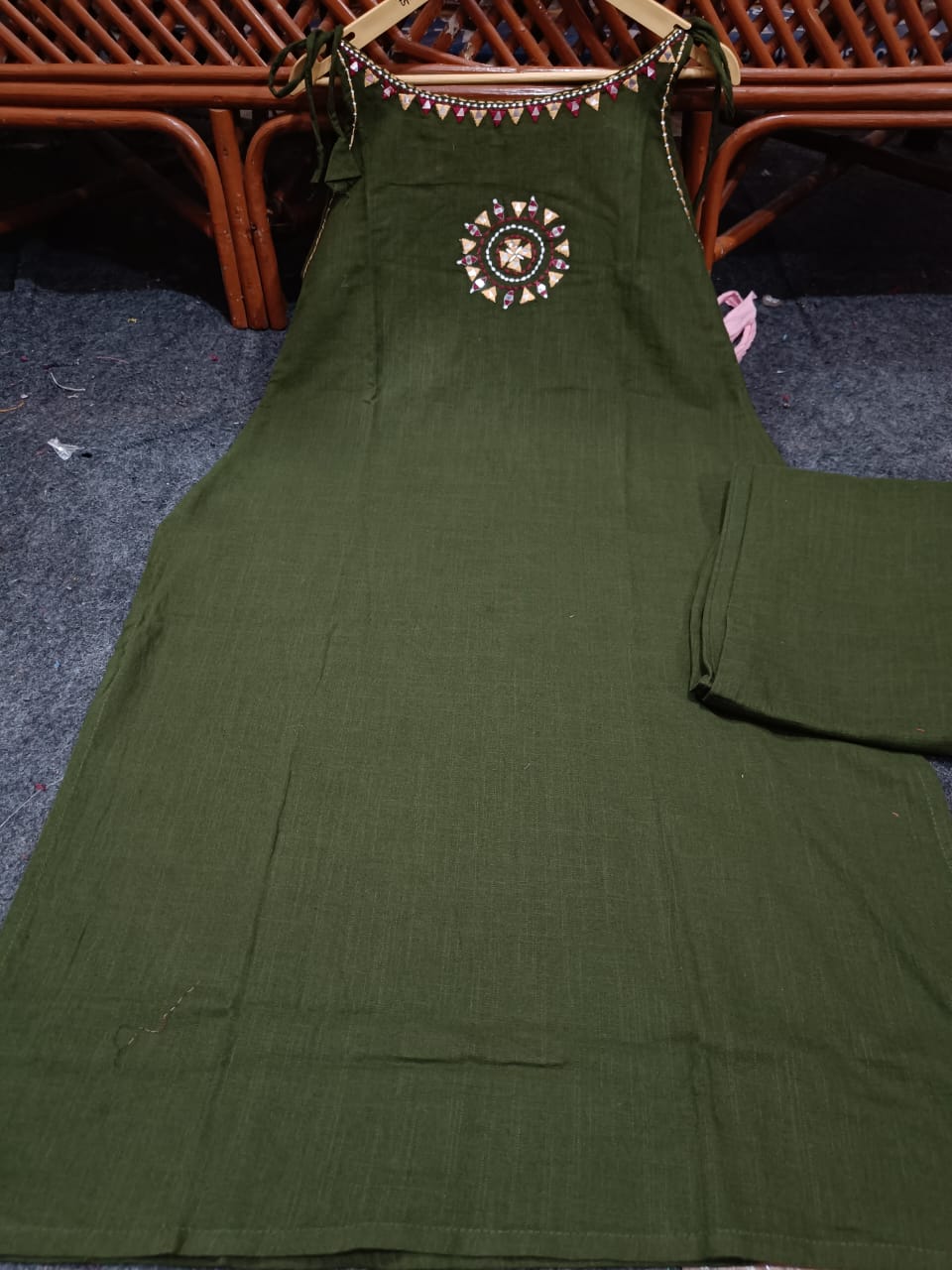 Handcrafted Cotton Kurta Set – Elegant Festive